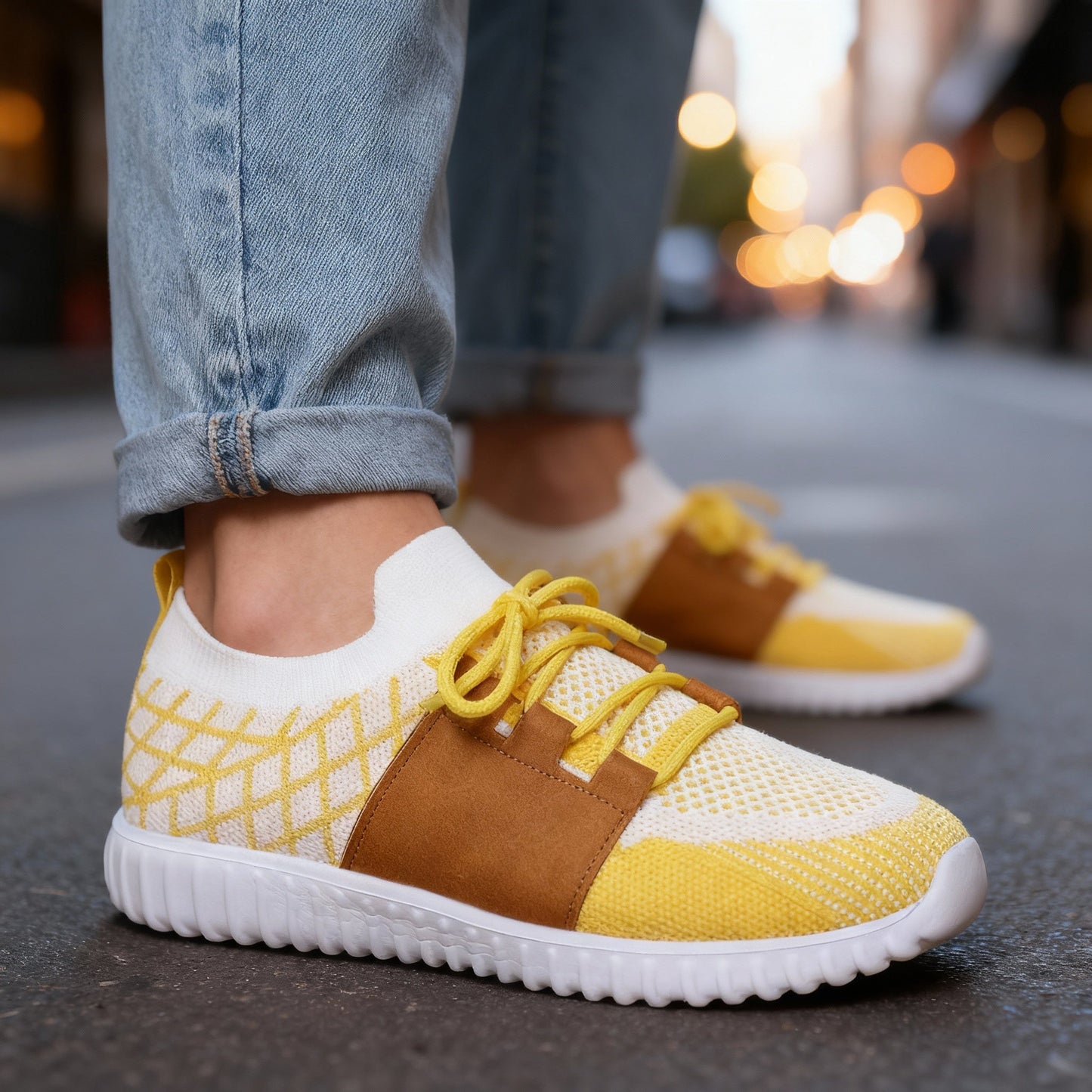 Women's Breathable Knit Casual Trainers Corvine
