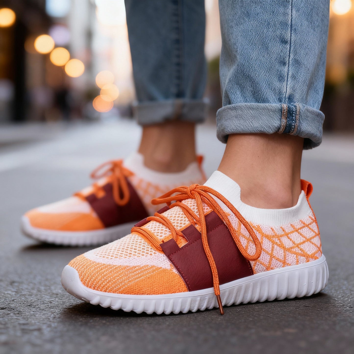 Women's Breathable Knit Casual Trainers Corvine