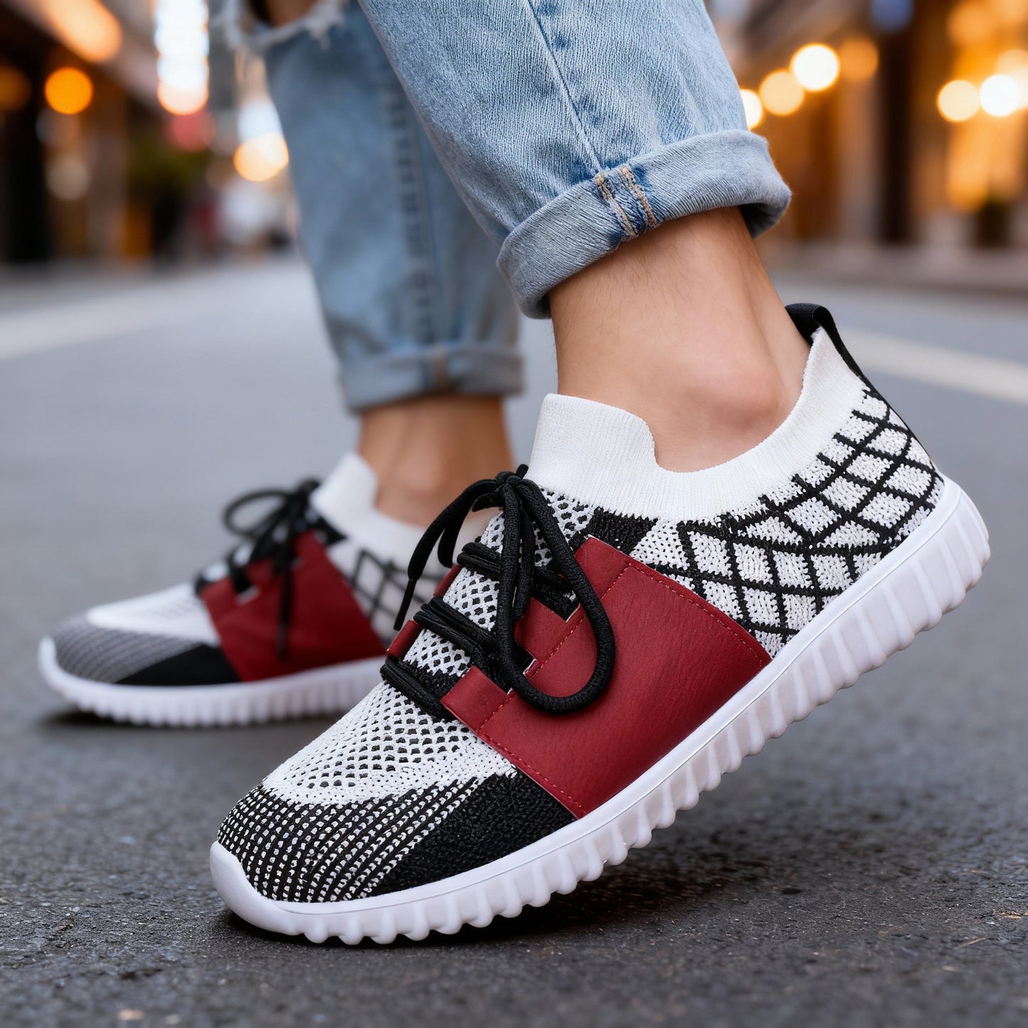 Women's Breathable Knit Casual Trainers Corvine