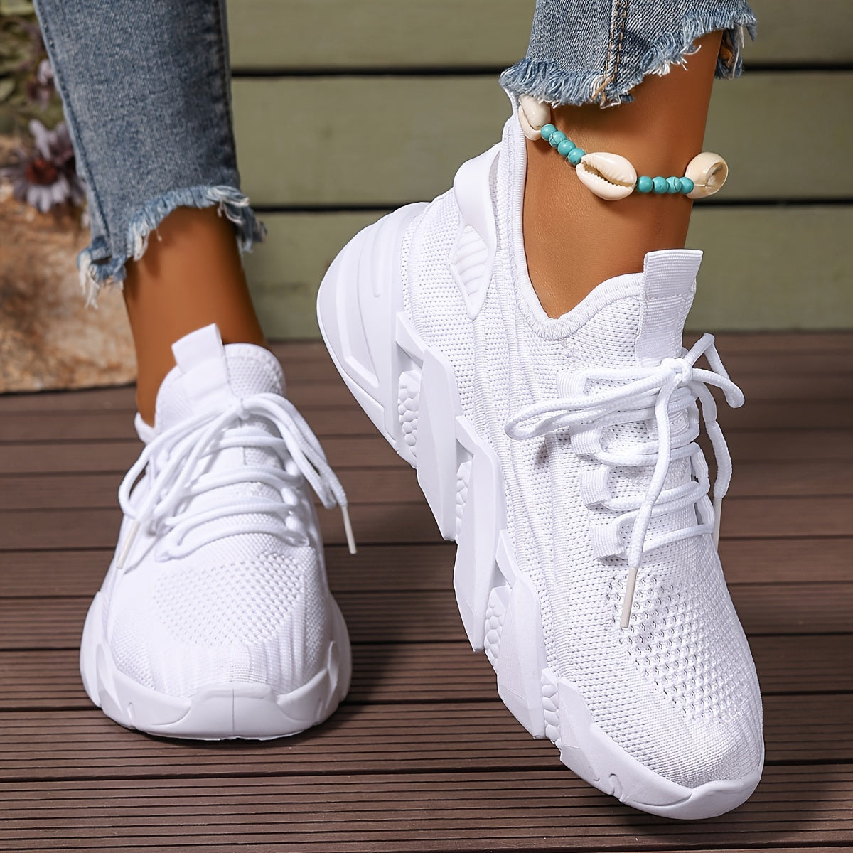 Women's Breathable Knit Casual Walking Shoes Corvine