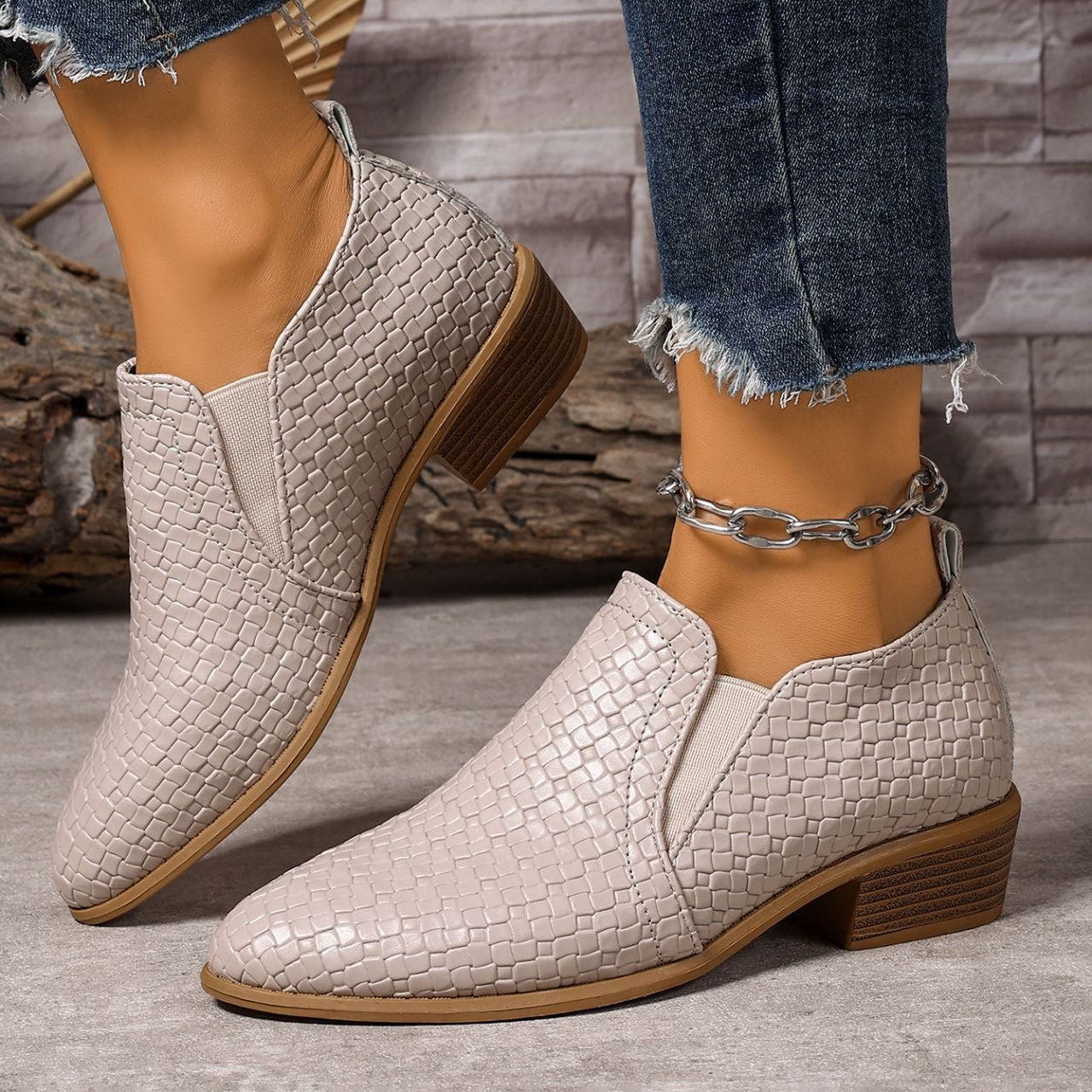 Women's Handcrafted Leather Ankle Boots Corvine