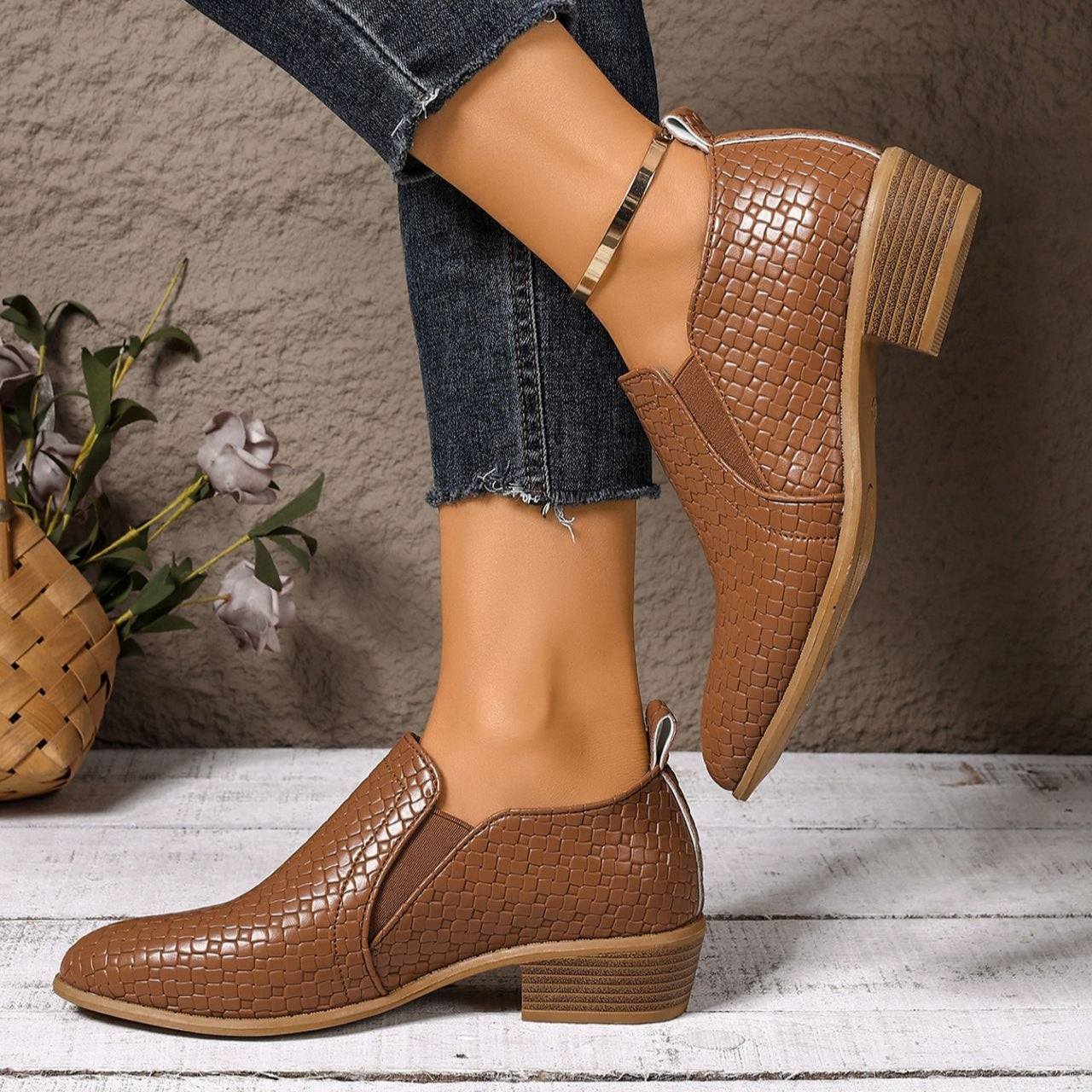 Women's Leather Ankle Boots Corvine