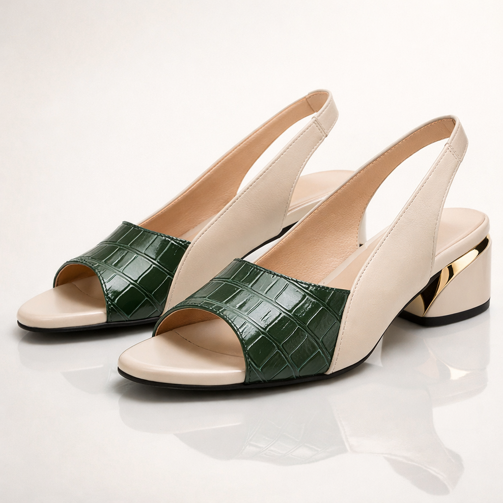 Women's Soft Cushioned Open Toe Low Heel Sandals Corvine