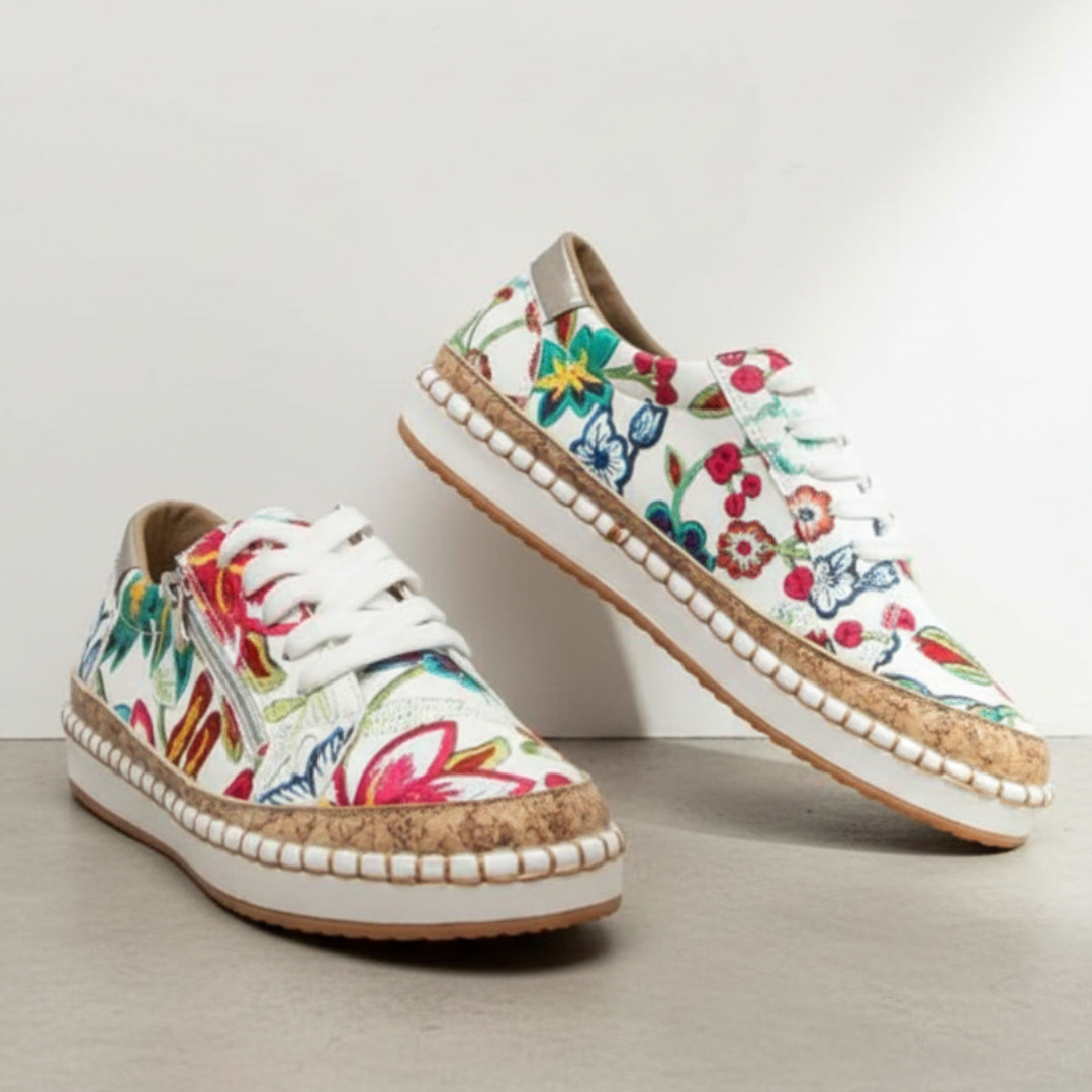 Women's Soft Lined Easy Zip Slip On Trainers Corvine