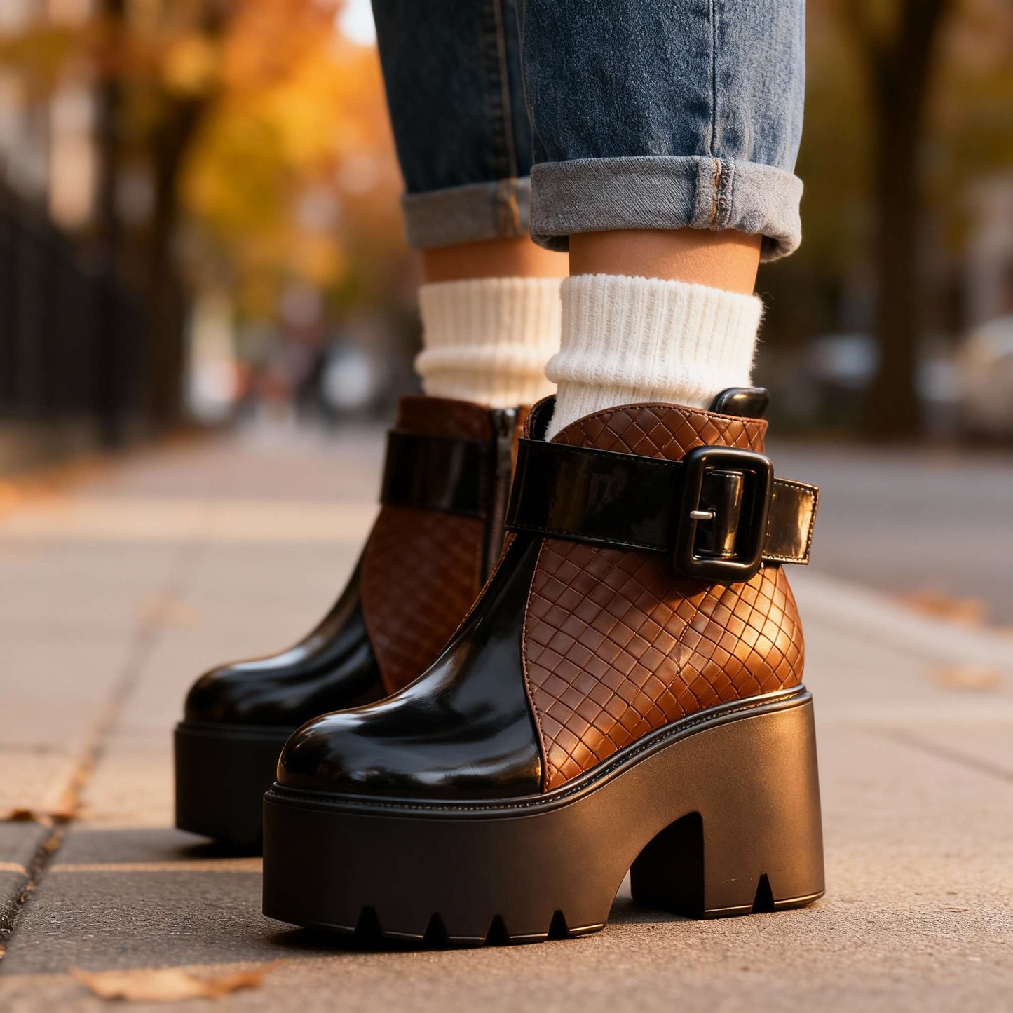 Women's Vegan Leather Ankle Boots Corvine